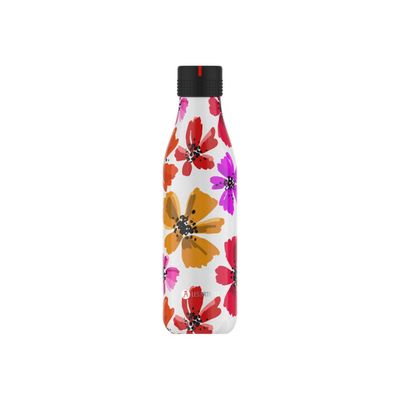 Les Artistes Paris - Gourde Bouteille isotherme 500 ml - Petals - acier inoxydable