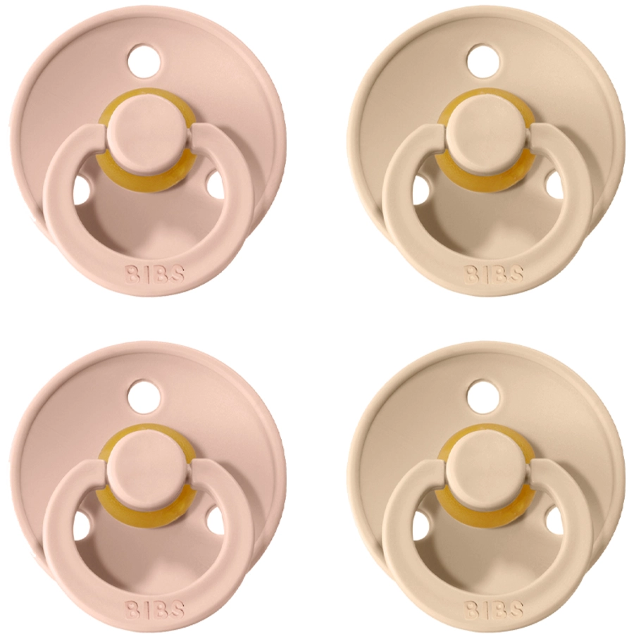 BIBS® Schnuller Colour Blush  Vanilla 0-6 Monate, 4 Stk.