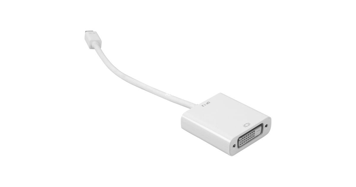 SharkoonAdapter mini DisplayPort --> DVI-D , 15cm  (Wit)