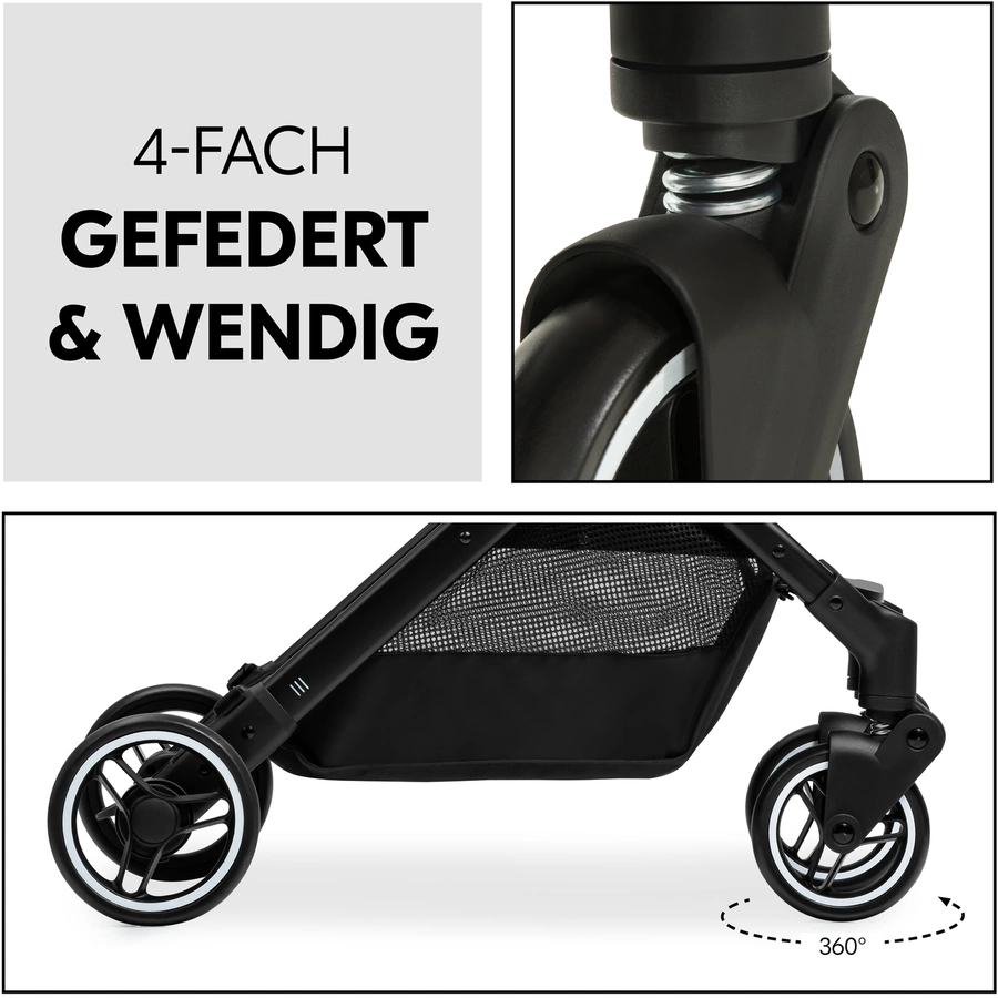 hauck Buggy Travel N Care Set  100 Black