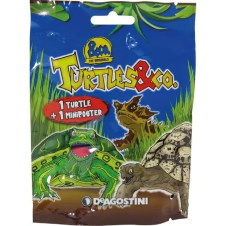 DeAgostini Turtles & Co 3D-Tüten Sammelfiguren, 1 Stück, sortiert