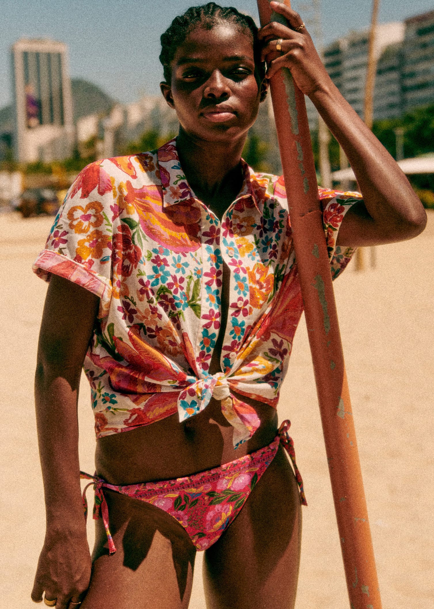 Chemise Livia - Sézane x FARM Rio - Banana riscada - LES COMPOSANTES/DÉCOUVRIR 5906669