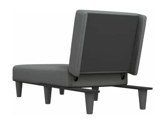 Prolenta Premium - Chaise longue gris foncé tissu