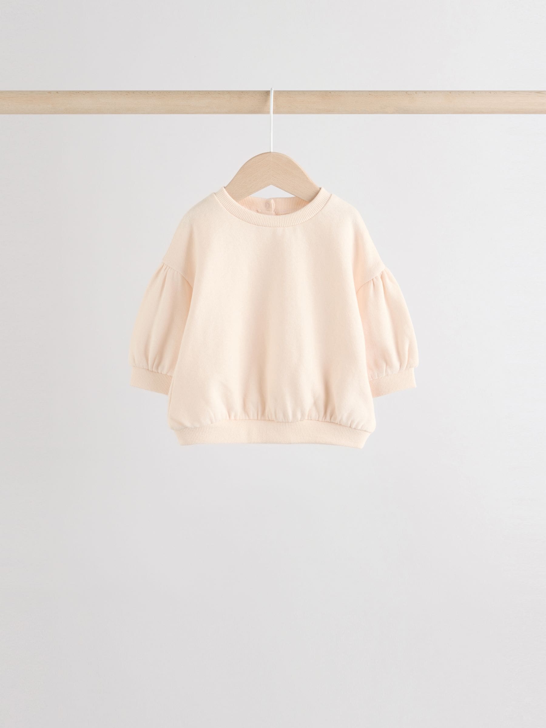 Crèmekleurig/roze - Baby sweatshirt en joggingbroek 6 -delige set (0mnd -2jr)