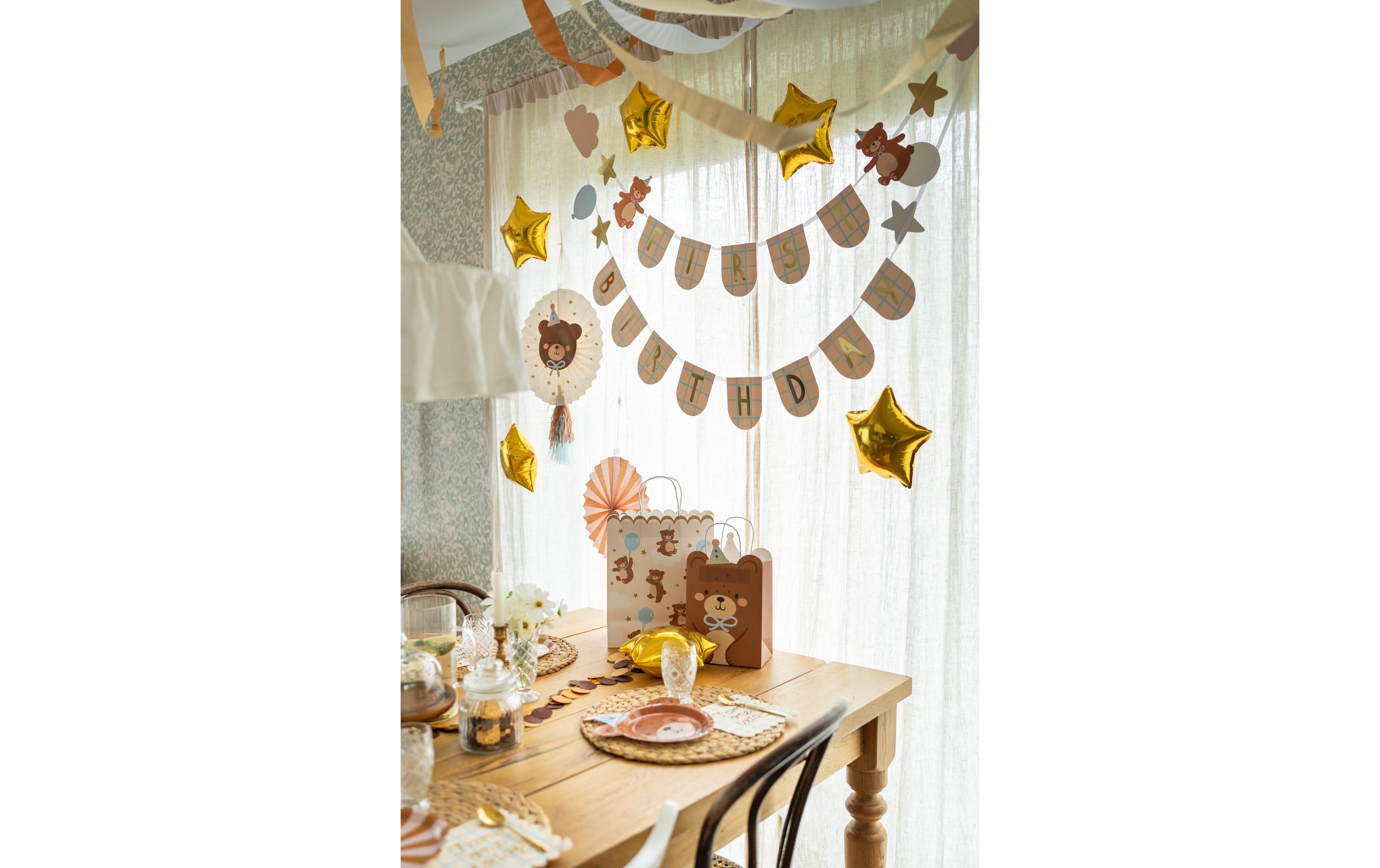 Geschenktüte Teddybär 18 x 29 x 10.5 cm, 1 StückTeddybär-Geschenktüte