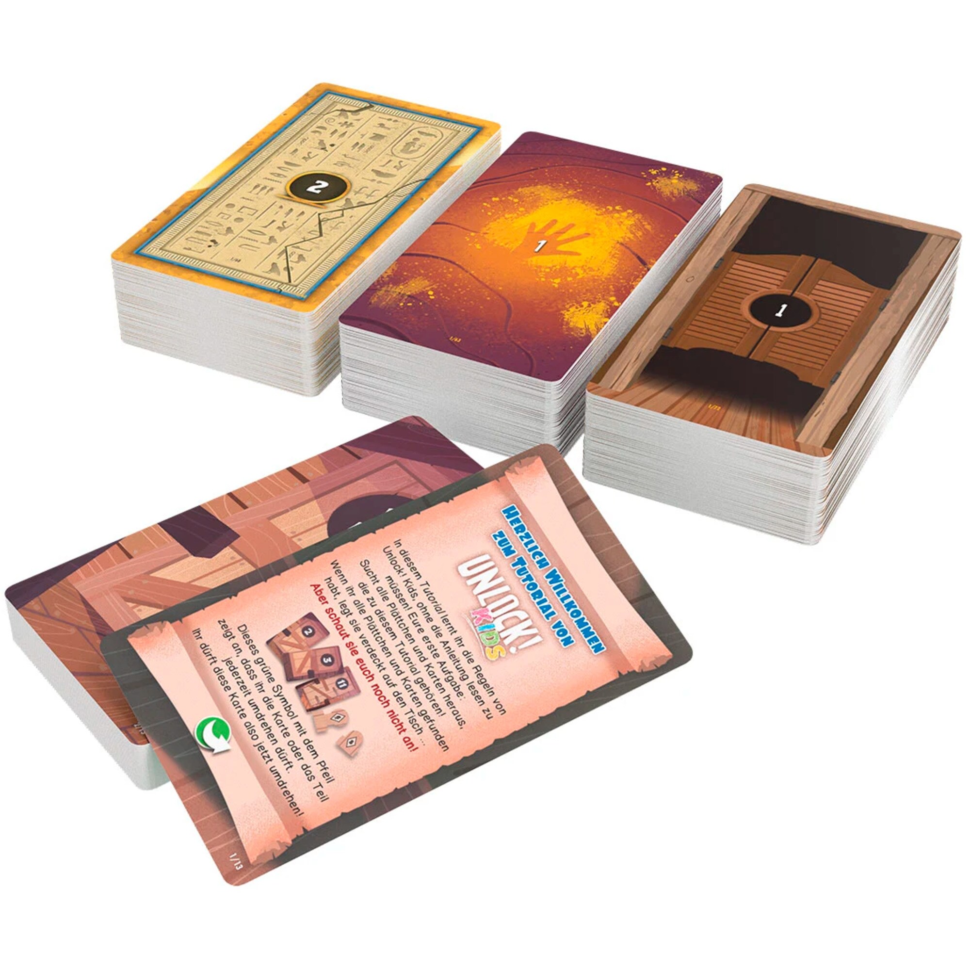 Asmodee Kartenspiel Unlock! Kids - Geschichten aus der Vergangenheit