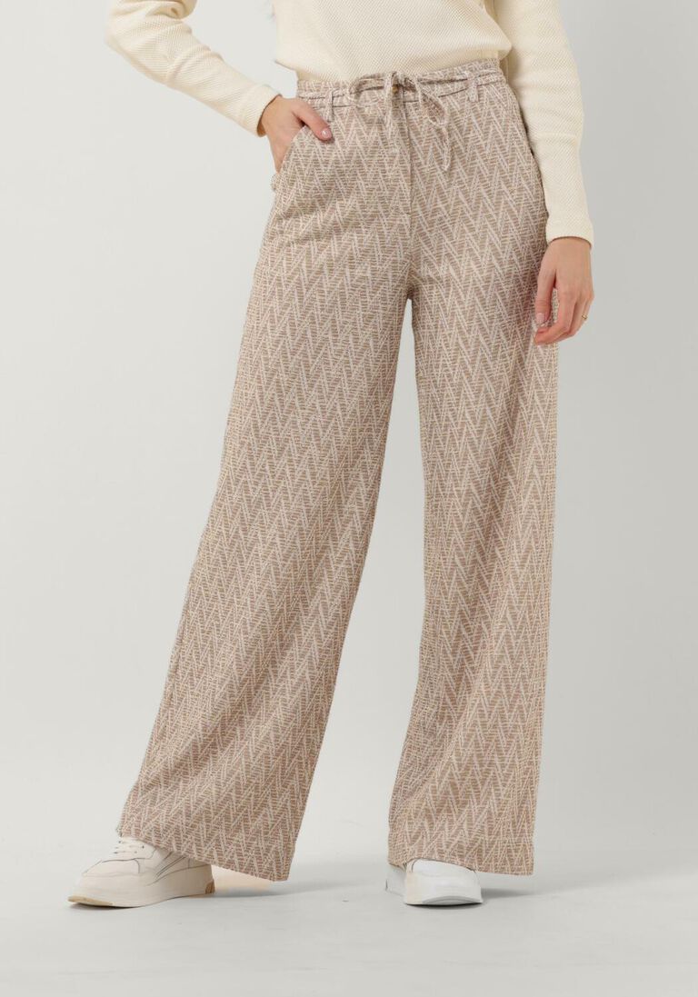 VANILIA bruine vanilia pantalon zig zag sparkle