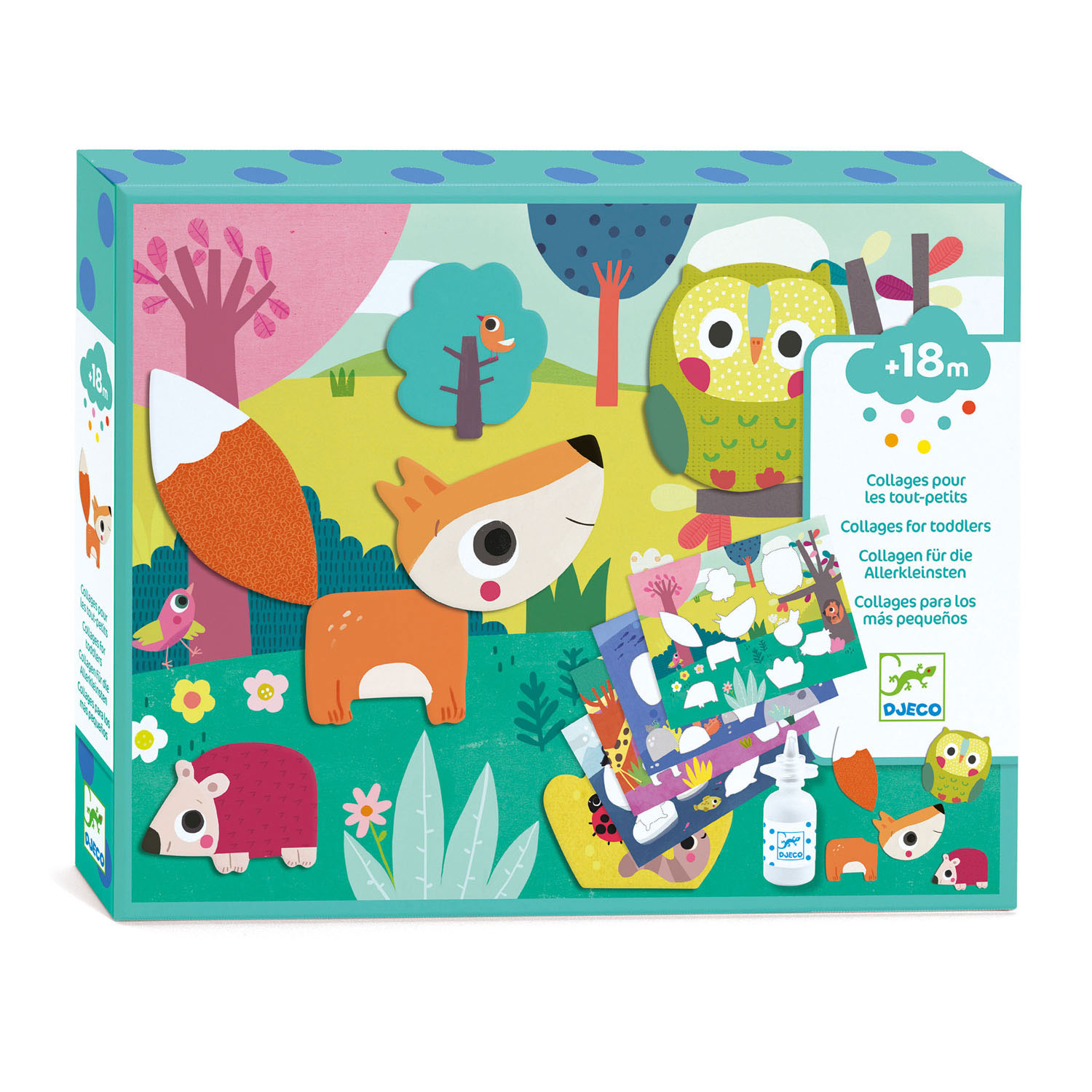 Djeco Collage Dieren Knutselset