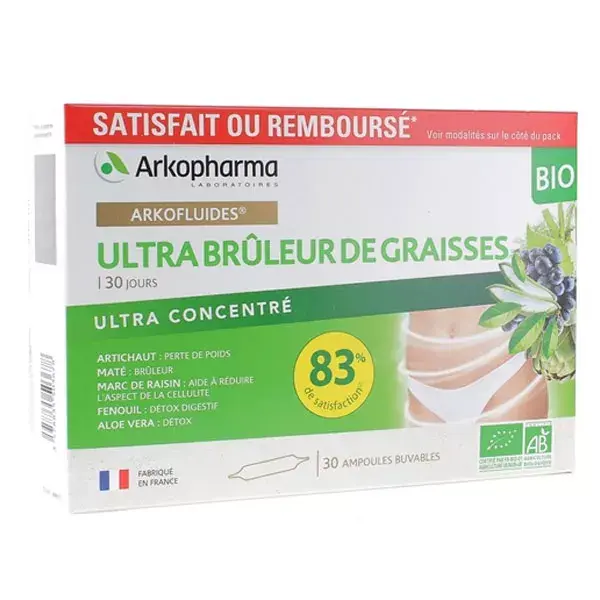 Arkopharma Arkofluides Ultra Queimador de Gordura 30 ampolas
