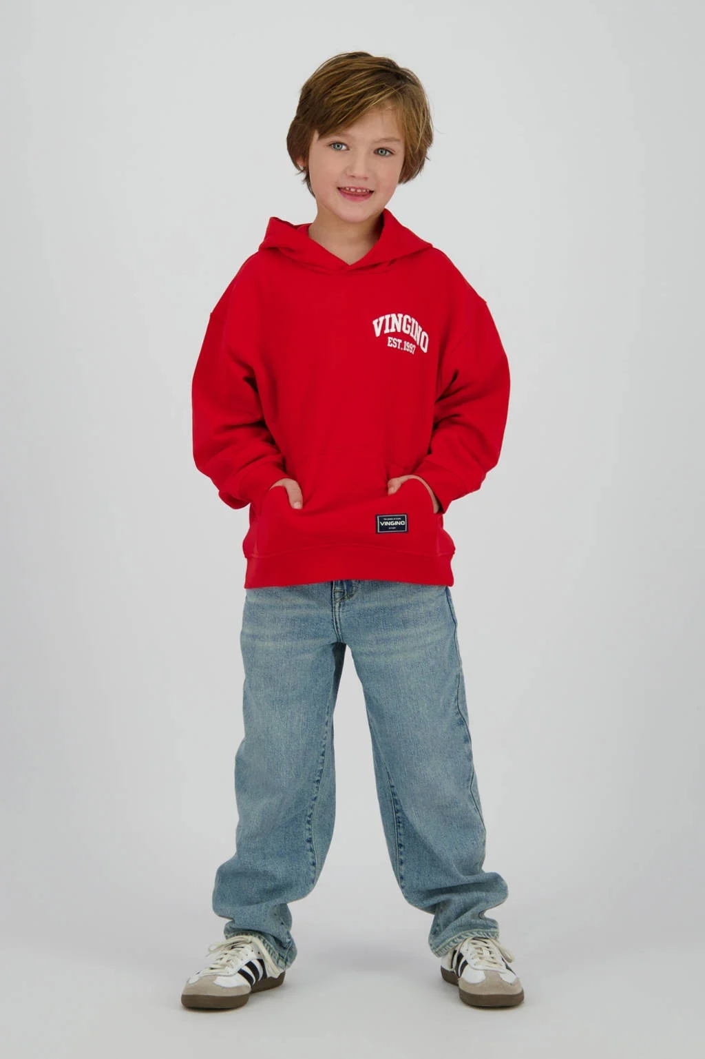Vingino hoodie rood
