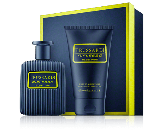 Trussardi Riflesso Blue Vibe Set mit Shower Gel 50ml-100ml