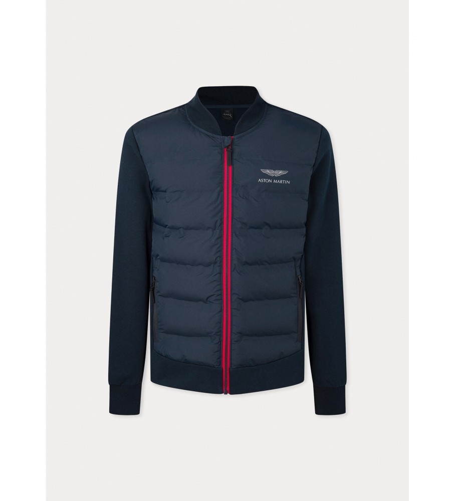 Jaqueta Bomber Hackett Fz Azul Marinho