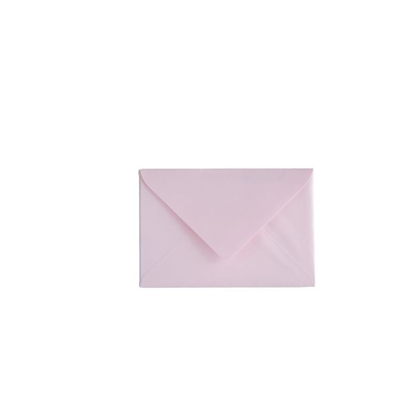 Envelope Rosa Bebé Metalizado para Convites B6 Pack 10 un