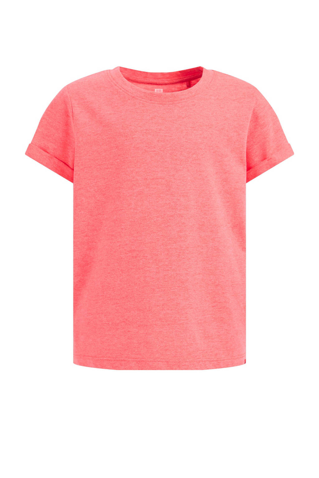 WE Fashion T-shirt van polyester roze