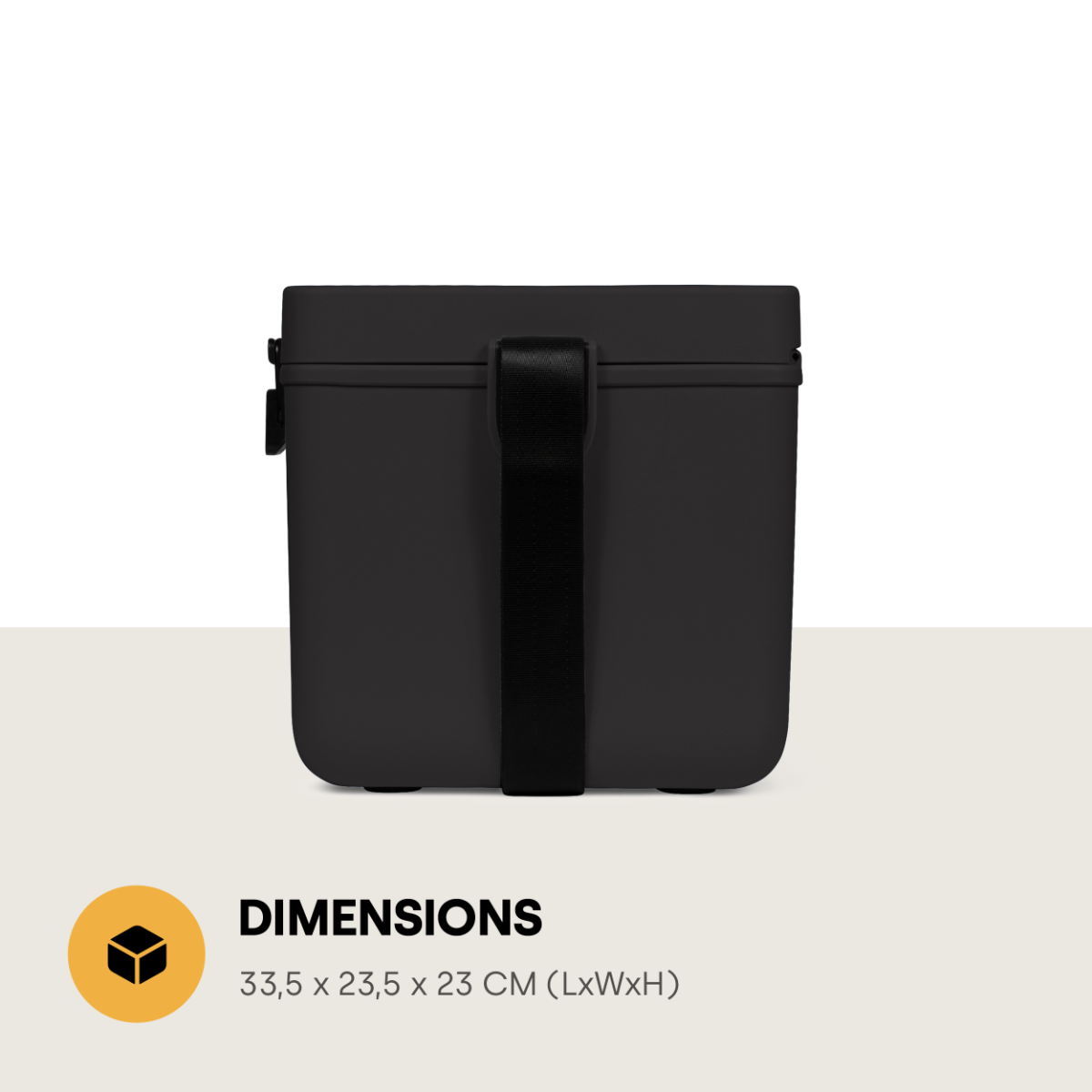 Steamy Classy 12L koelbox - Black