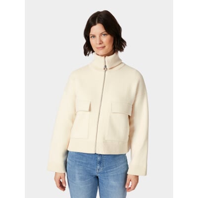 Damen-Hüftjacke, Naturweiß