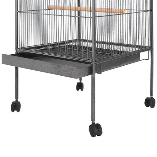 Gaiola grande preta para pássaros