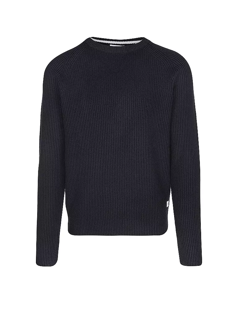 JACK & JONES Pullover JJPANNEL dunkelblau