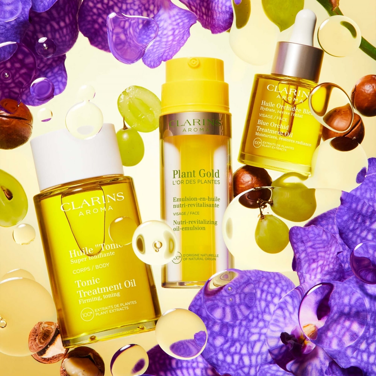 CLARINS Plant Gold Emulsion-en-Huile Nutri-Revitalisante