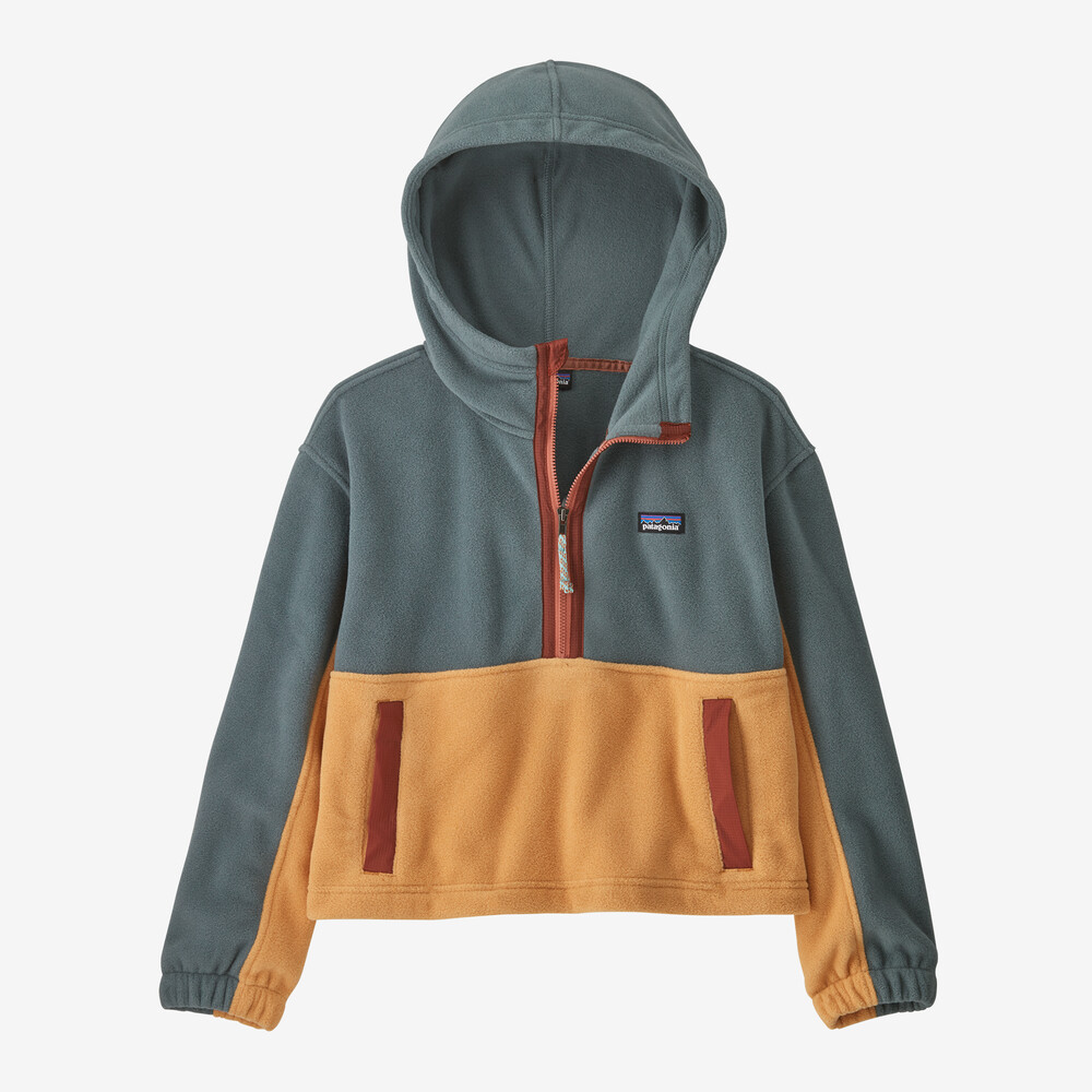 Microdini Fleece-Kapuzenpullover für Kinder