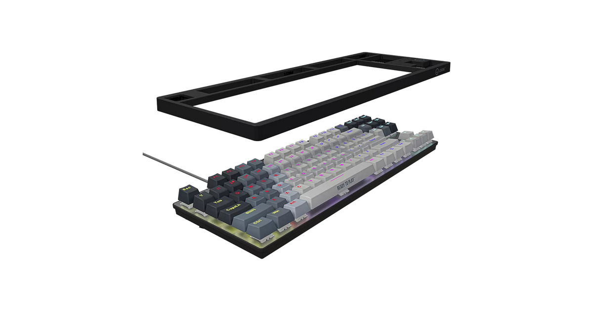 LORGARAzar 514TKL, gaming toetsenbord  (Wit, US lay-out, LOGAR Dream, TKL, RGB)