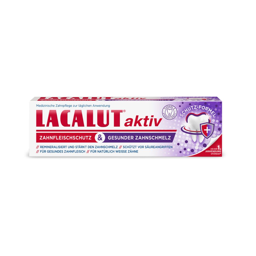 Lacalut aktiv Zahnfleischschutz & gesunder Zahnschmelz