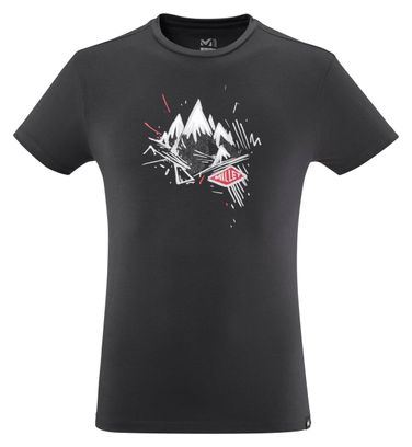 T-Shirt Millet Boulder Homme Noir
