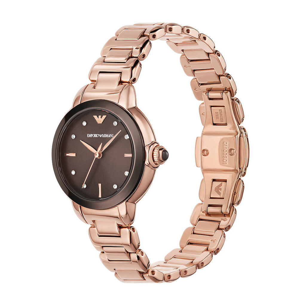 Montre Emporio Armani Marron