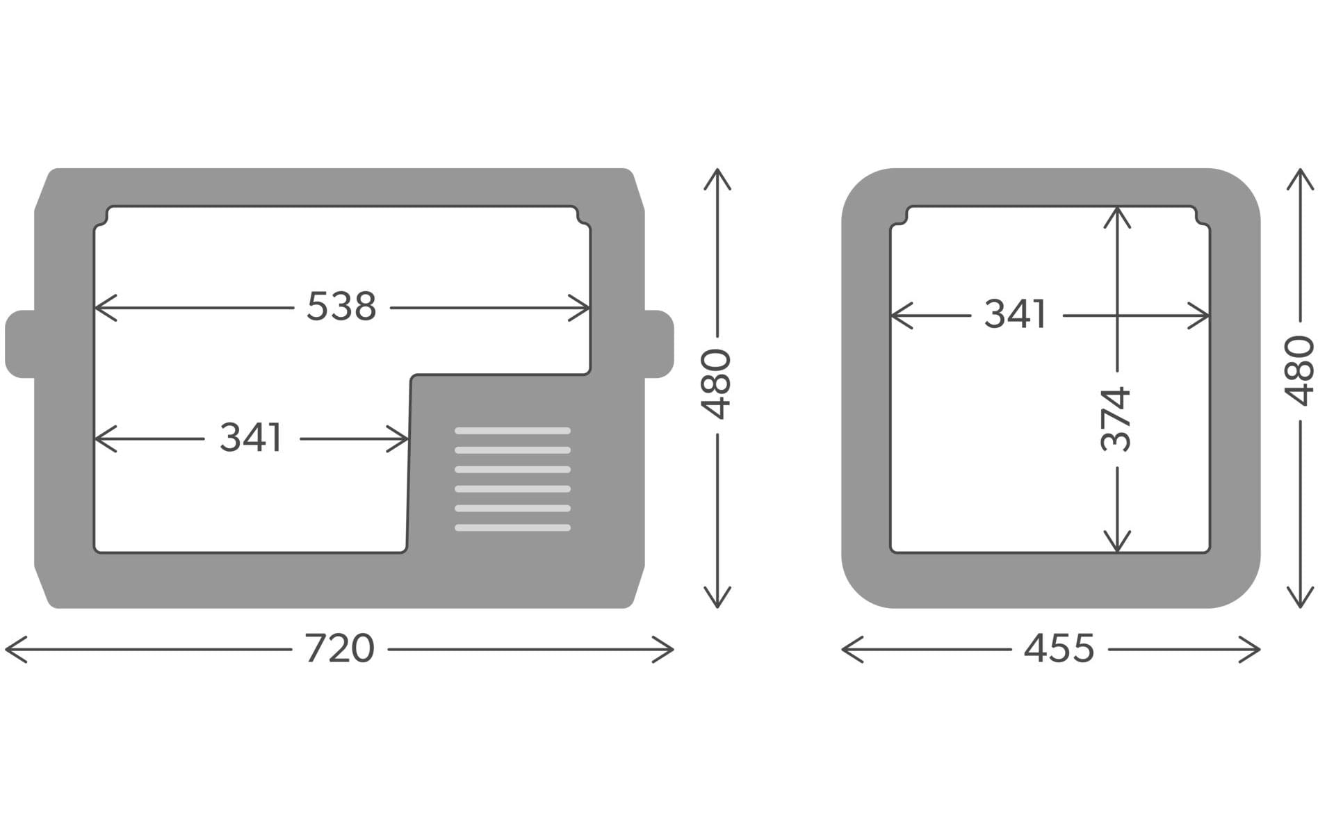 Kompressor-Kühlbox CFX5 55 AC/DC, EU Version<br>Effiziente und smarte Kühlung für unterwegs