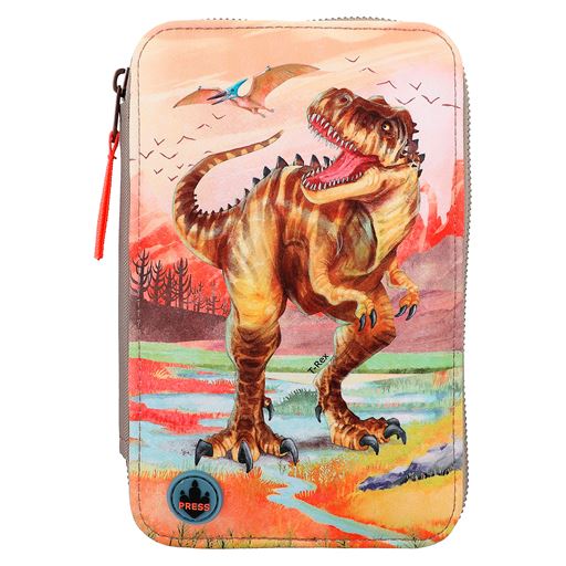 Dino World Trippel Penalhus, Khaki Brun