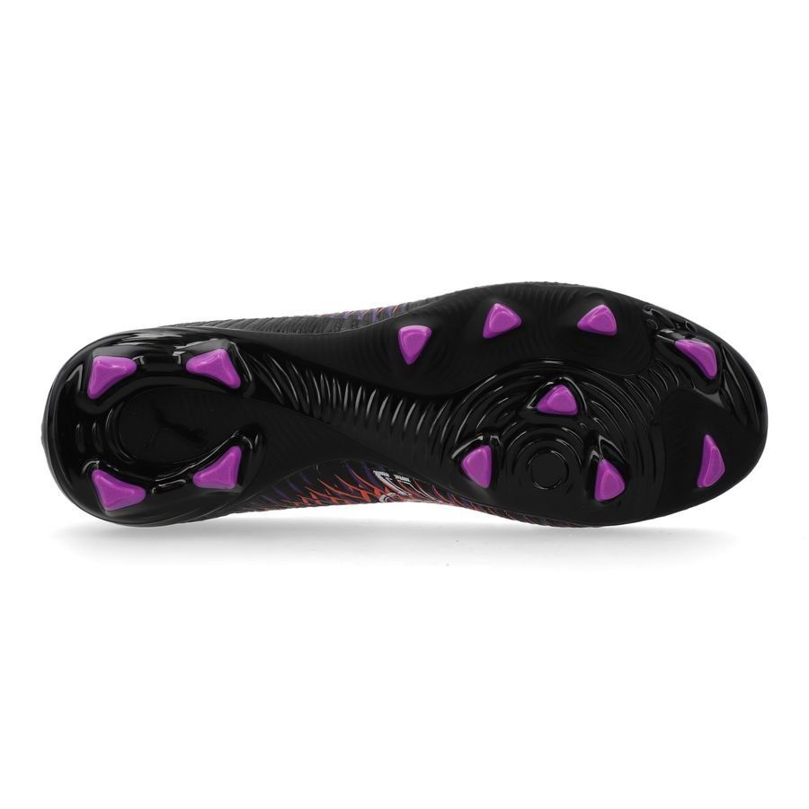 PUMA Future 8 Play FG/AG Unlimited - Noir/Blanc/Glowing Red Femme