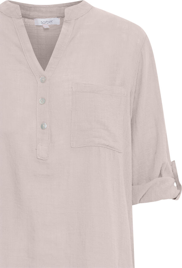 Sorbet SBALEXA SOLID BLOUSE Rose smoke