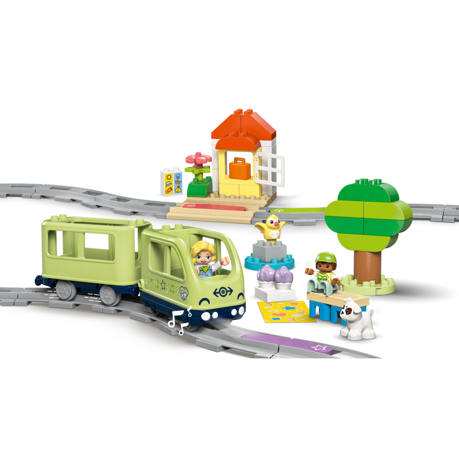 LEGO® DUPLO 10427 Town Interaktive Abenteuer-Eisenbahn 2+ Jahre
