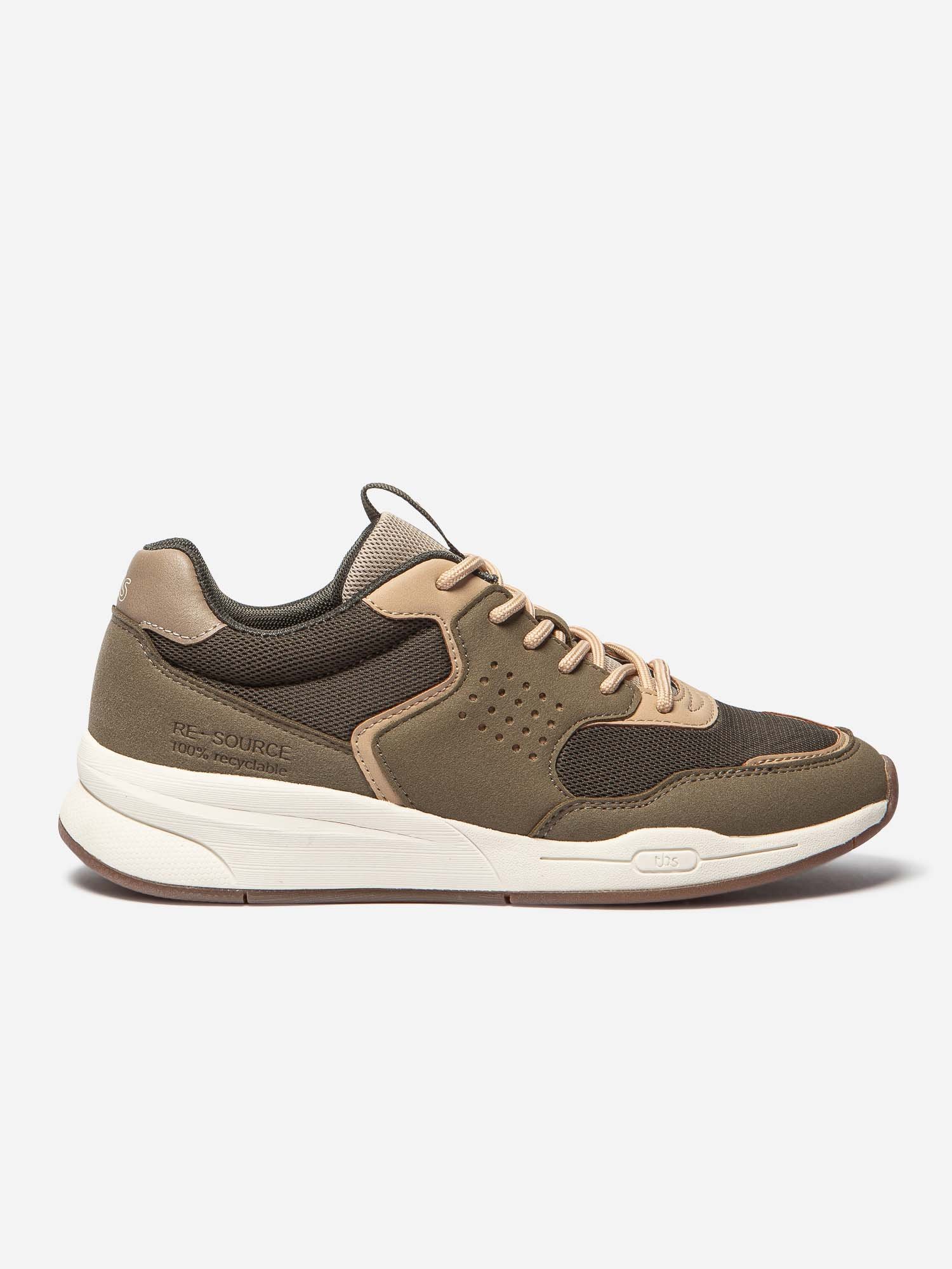 Baskets Femme Recyclable Kaki