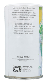 Naproz Instant Groene Thee 190GR