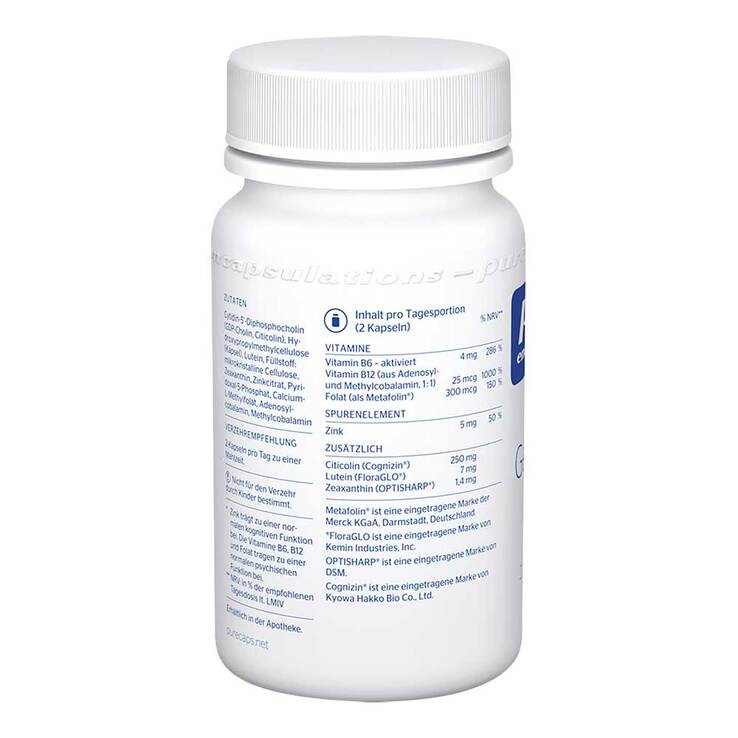 Pure Encapsulations Gedächtnis Formel Kapseln, 60 St