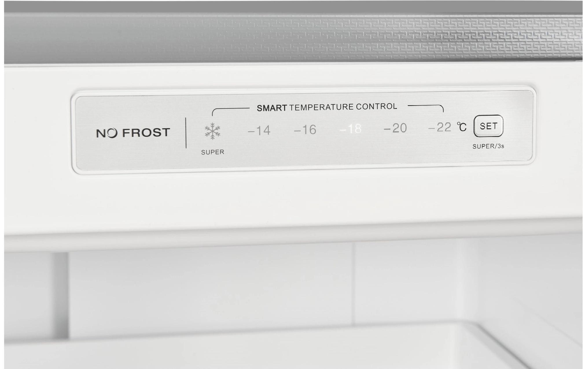 Gefrierschrank H-GS3450 INOX-Look Rechts/Wechselbar<br>Freistehender Gefrierschrank