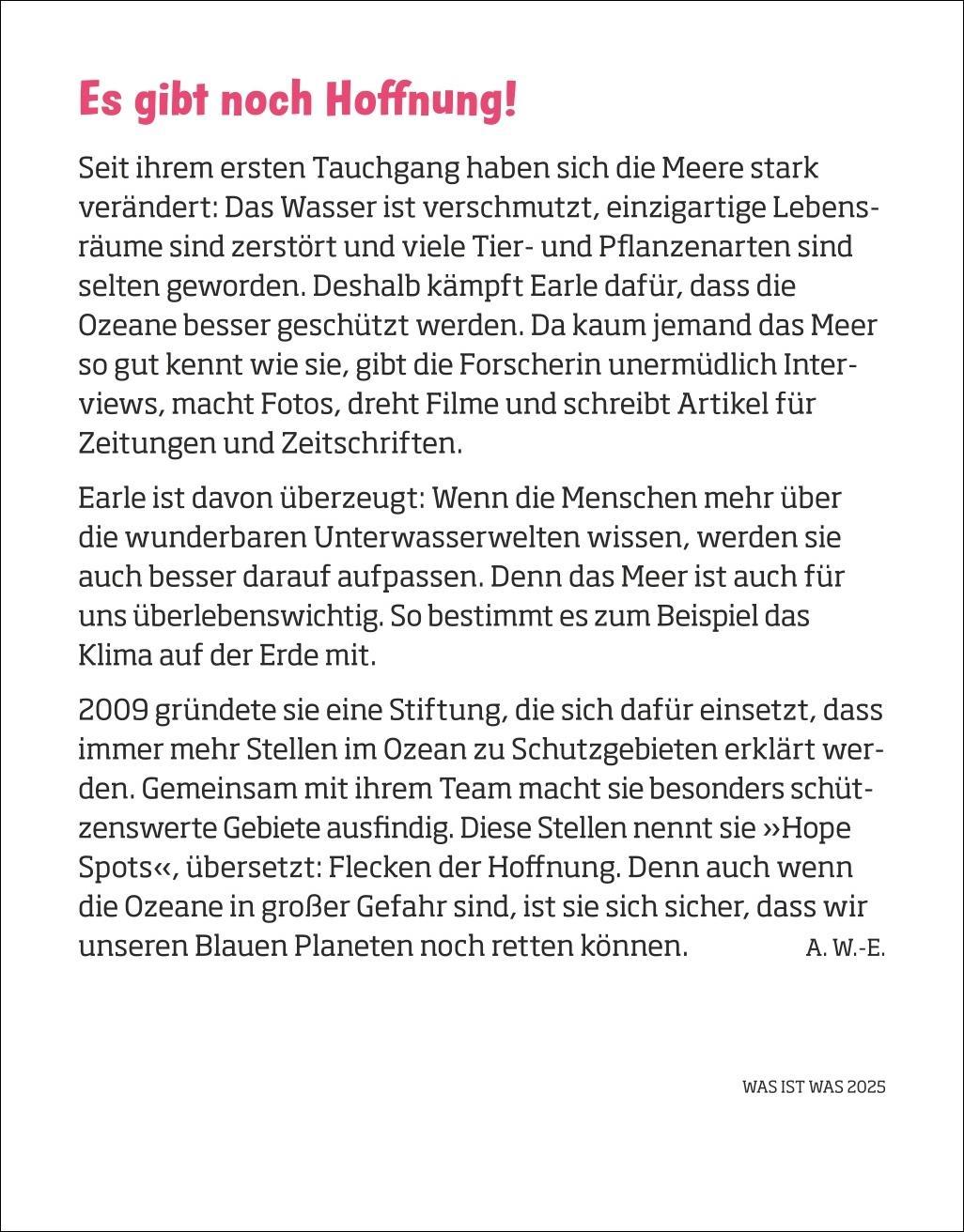 WAS IST WAS Der Kalender Tagesabreißkalender 2025 - Kinderkalender