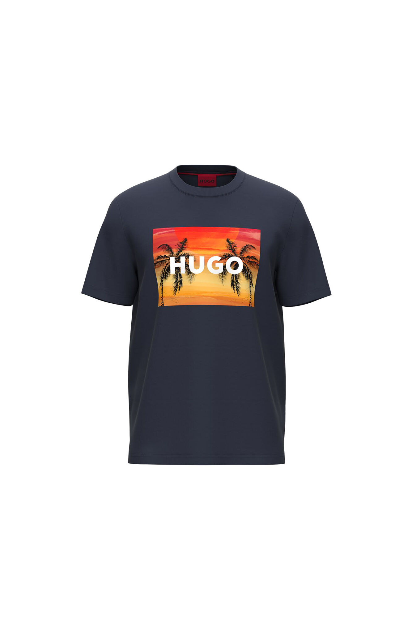 Camiseta de manga curta - azul escuro