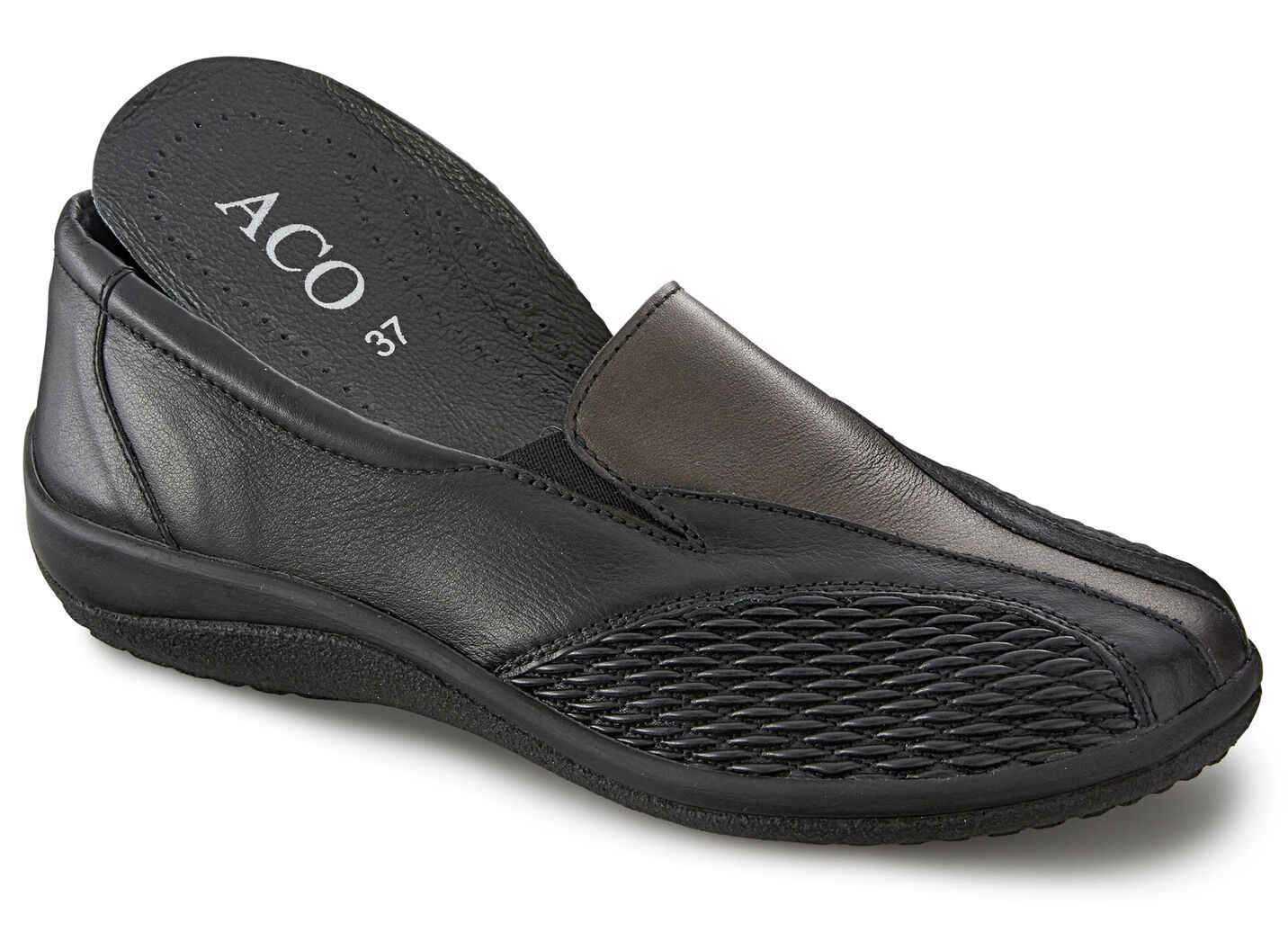 ELENA EDEN, bequeme Damen-Slipper, Weite G, mit herausnehmbarem Fussbett