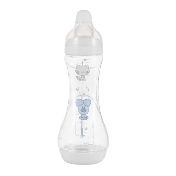 Difrax Handgreepfles Groot Woezel&Pip 240ml