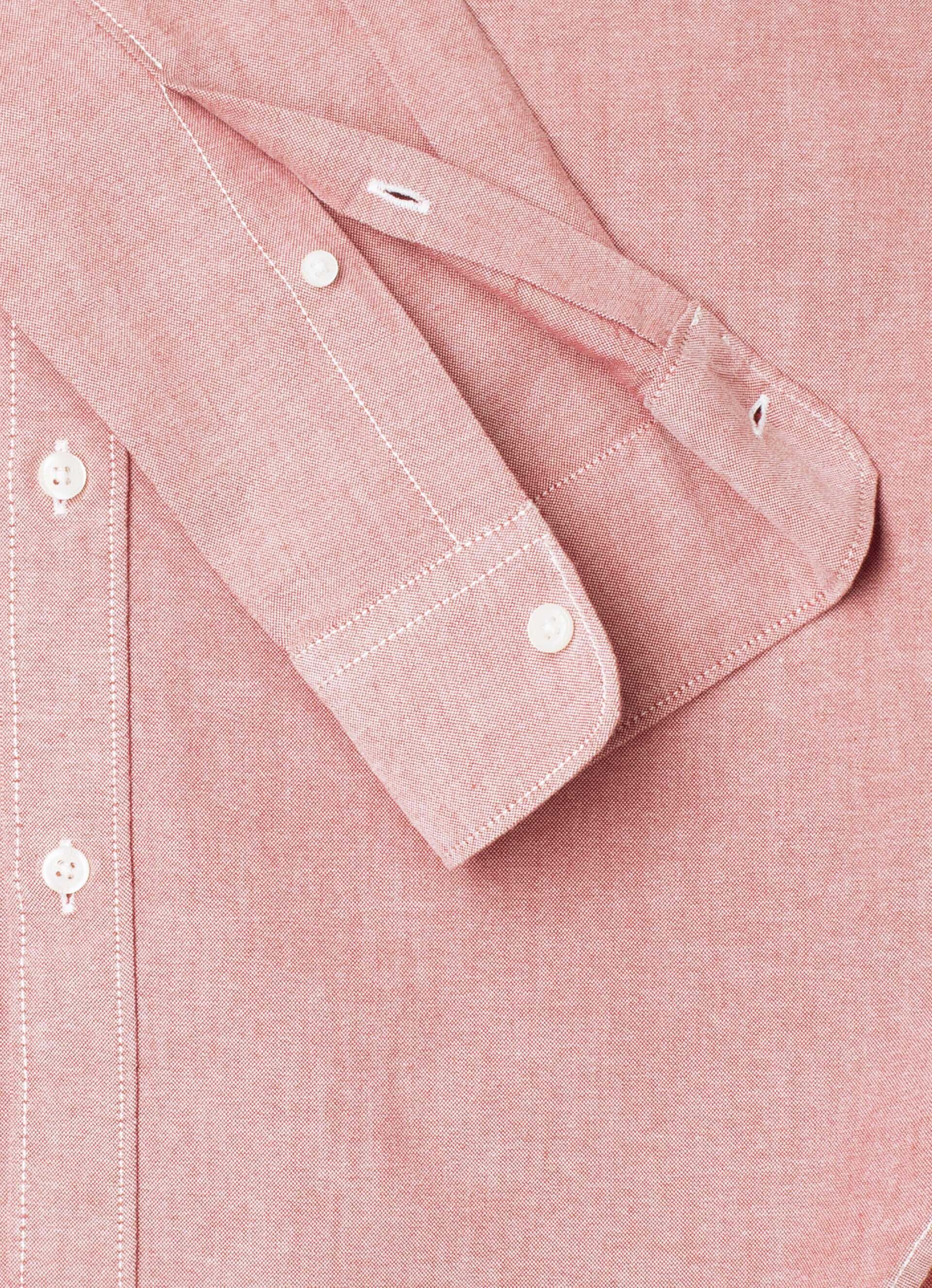 Camisa Oxford de corte Lowell regular - rosa claro