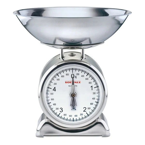 Balance mécanique Silvia inox 5 kg Soehnle