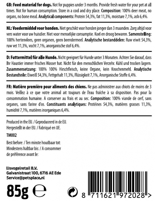 Timo Trainers Hert - Hondensnacks