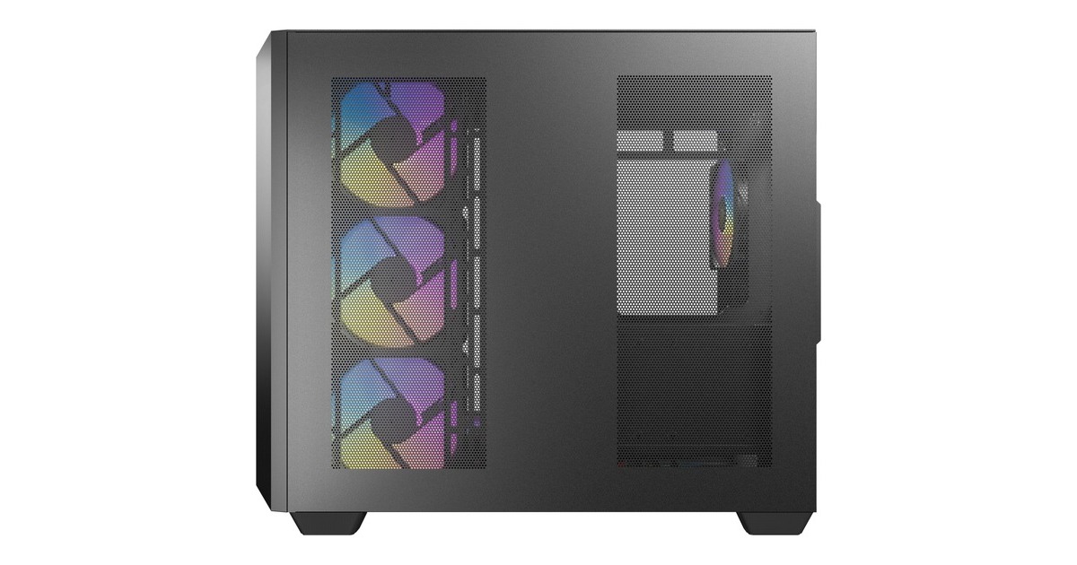 AntecC5 ARGB midi tower behuizing  (Zwart | 2x USB-A | 1x USB-C | Tempered Glass)