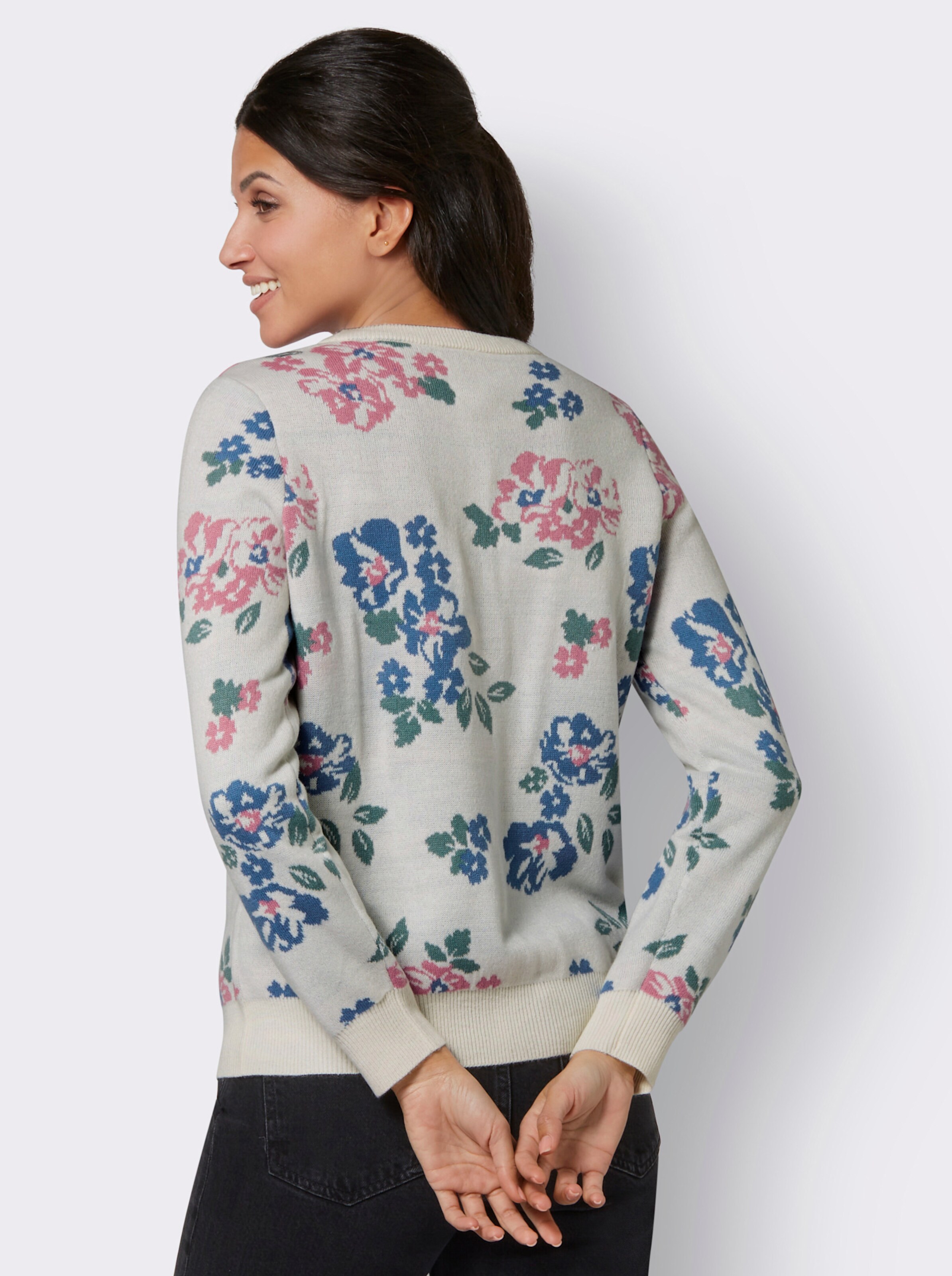 Jacquard-Pullover