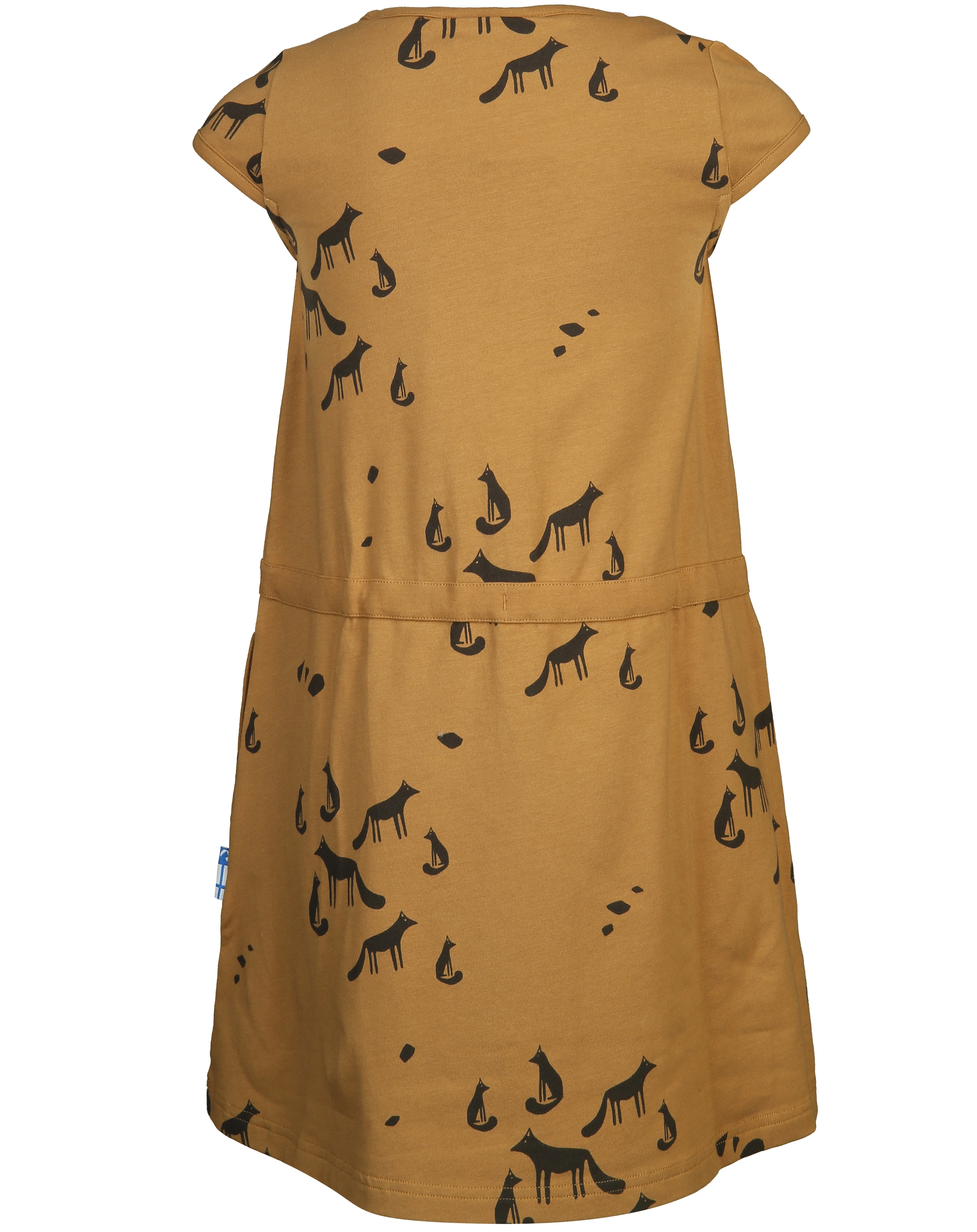 Kurzarm-Kleid KIRKAS in cinnamon