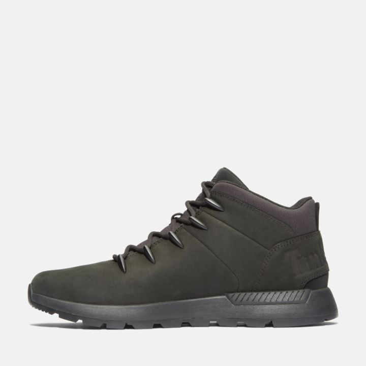 Bota de caminhada Sprint Trekker para homens na cor preta monocromática