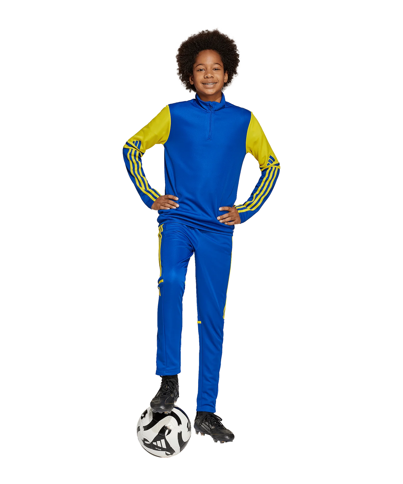 adidas Squadra 25 HalfZip Sweatshirt Kids Blau
