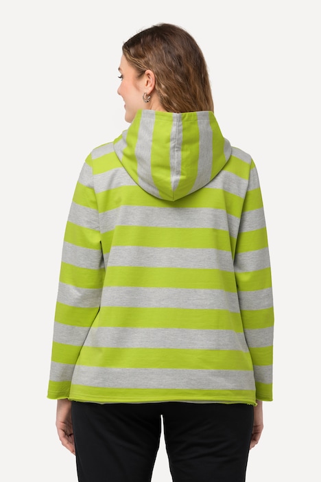 Hoodie, Streifen, Kängurutasche, Kapuze, Langarm